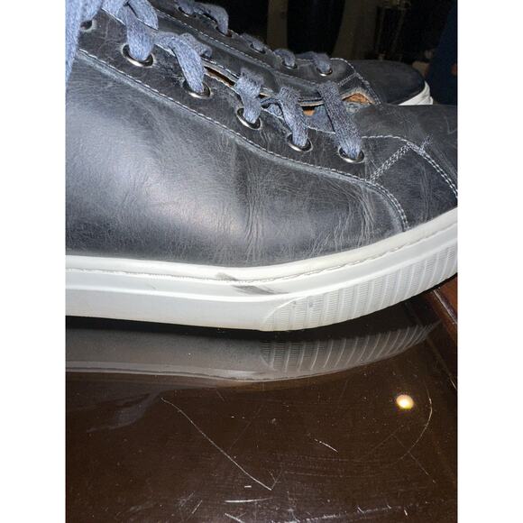 ⭐️ Men’s J&M Johnston & Murphy Black Leather Lace Up Sneakers Size 13. Preppy main image 5